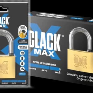 CANDADO CLACK SEGURIDAD MAXIMA 60 mm.