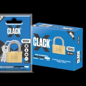 CANDADO CLACK SEGURIDAD MEDIA 30 mm.