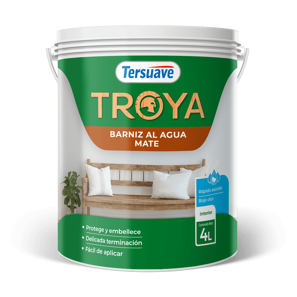 Troya Barniz Al Agua Mate